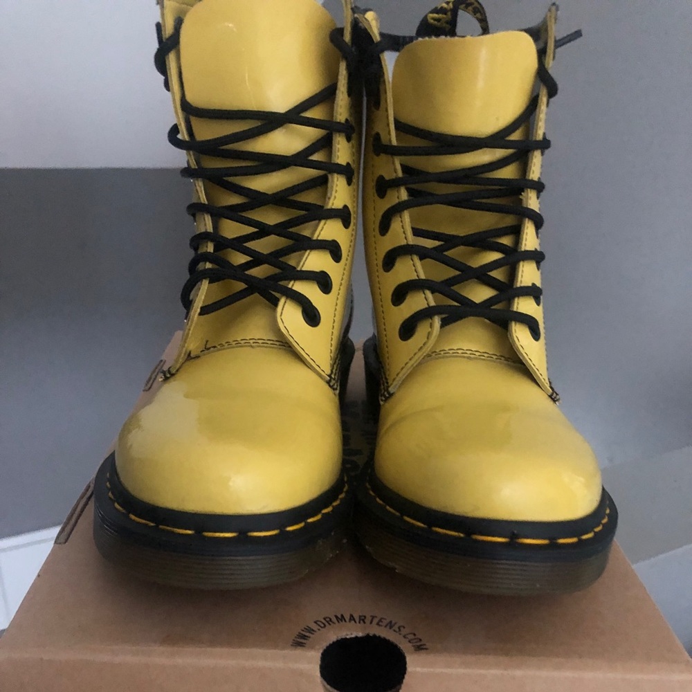 Sun Yellow Dr. Martens
